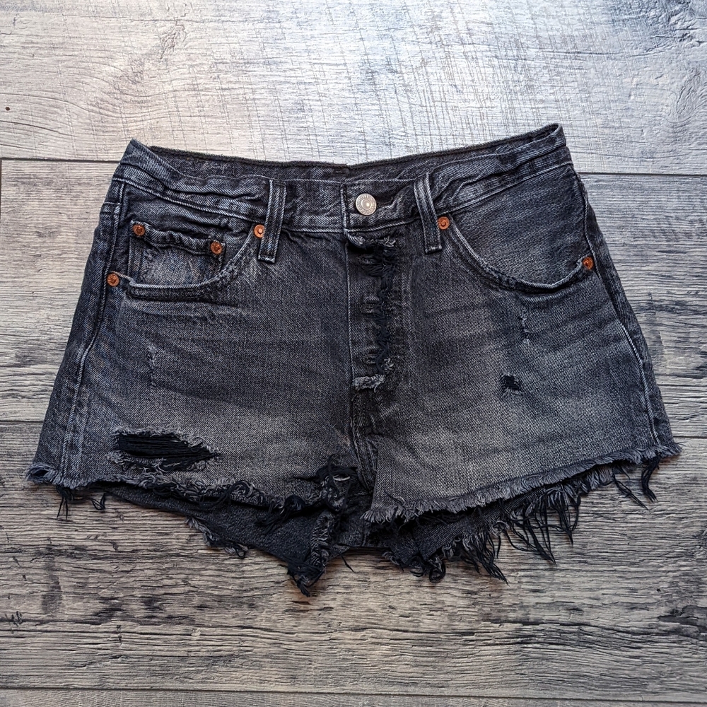 Levi's Distressed Cutoff Shorts